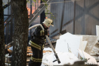На стройке на улице Фрунзе сгорели вагончики рабочих., Фото: 6