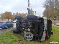 В Туле Niva подрезала микроавтобус и тот влетел в пожарных, Фото: 6
