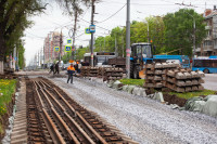 ремонт трамвайных путей на проспекте Ленина, Фото: 18
