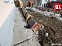 На улице Шухова рухнул автокран, Фото: 8