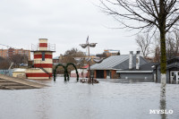 Упа в Туле затопила детскую площадку и кафе на Пролетарской набережной, Фото: 11