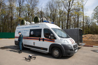 В Туле МЧС с Росгвардией ищут нарушителей с помощью дронов и на тактических автовездеходах, Фото: 48