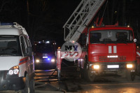 Крупный ночной пожар в Туле, Фото: 40
