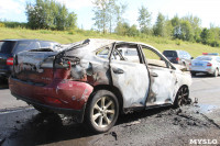 В жутком ДТП на М2 под Тулой сгорели три авто: двое погибли, Фото: 7