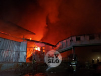 Крупный пожар: в Туле загорелся склад, Фото: 12