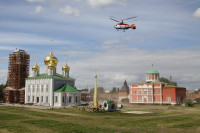 Установка шпиля на колокольню Тульского кремля, Фото: 14