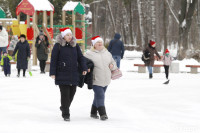 Забег Дедов Морозов в Белоусовском парке, Фото: 38