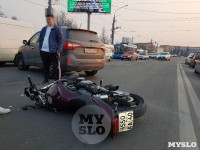 В Туле внедорожник подрезал мотоциклиста, Фото: 6
