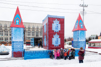 Праздничное оформление площади Ленина. Декабрь 2014., Фото: 5
