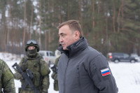 Алексей Дюмин посетил военный полигон в Рязанской области, Фото: 15