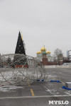 На площади Ленина сбили новогоднюю конструкцию, Фото: 10