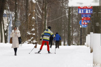 Туляки катаются на лыжах в Центральном парке, Фото: 2