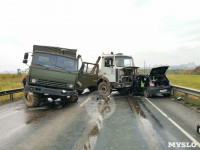 Выезд из Тулы перекрыт из-за жуткого ДТП: погибла пенсионерка, Фото: 15