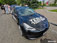 По Туле проехал кортеж из двух десятков электромобилей Tesla, Фото: 40