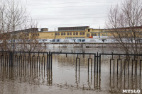 В Туле затопило Пролетарскую набережную, Фото: 25