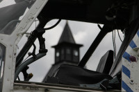 В кремле приземлился вертолет, который установит шпиль колокольни, Фото: 22