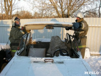 В Щекино спасатели ликвидировали последствия условного ДТП, Фото: 4
