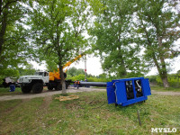 В Туле меняют аварийный участок трубы, из-за которого отключали воду в Пролетарском округе, Фото: 6