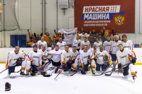 Команда ЕВРАЗ обыграла соперников в отборочном матче Тульской любительской хоккейной Лиги, Фото: 58