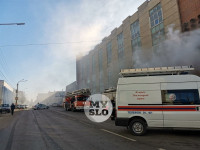 Пожар в кровельном центре на ул. Мосина, Фото: 6