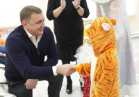 Алексей Дюмин поздравил с Новым годом детей в социально-реабилитационном центре Тулы, Фото: 12