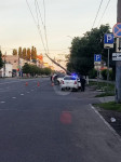 На Красноармейском проспекте кроссовер повалил фонарный столб, Фото: 8