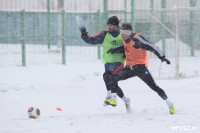 «Арсенал» готовится на снежном поле к игре против «Тосно», Фото: 29