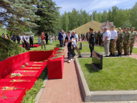 Перезахоронение останков бойцов на Кургане Бессмертия в Белеве 2023, Фото: 56