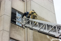 Тульские пожарные ликвидировали условное возгорание в здании суда, Фото: 4