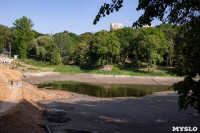 Пруд в Платоновском парке спустили на время капитального ремонта плотины, Фото: 19