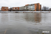 Упа в Туле затопила детскую площадку и кафе на Пролетарской набережной, Фото: 10