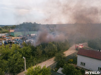 В Туле сгорел заброшенный склад, Фото: 11