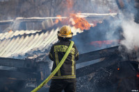 Пожар на Скуратовской , Фото: 27