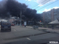 Загорелся недостроенный ТЦ на Красноармейском проспекте, Фото: 7