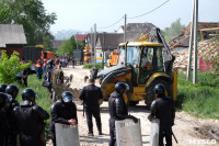 В Плеханово начали сносить дома в цыганском таборе, Фото: 93