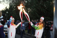 Третий этап эстафеты олимпийского огня: проспект Ленина, Фото: 48