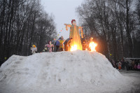 В ЦПКиО сожгли чучело зимы, Фото: 22