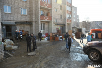 У дома, поврежденного взрывом в Ясногорске, демонтировали опасный угол стены, Фото: 28