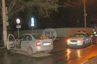 Погоня в Туле: уходя от ДПС пьяный водитель врезался в фонарный столб, Фото: 5