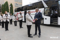 Губернаторский духовой оркестр получил автобус на 55 мест, Фото: 22