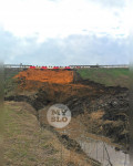 После ливней на трассе М-2 в Тульской области образовался огромный провал, Фото: 1