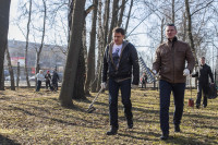 Субботник в Комсомольском парке с Владимиром Груздевым, 11.04.2014, Фото: 46