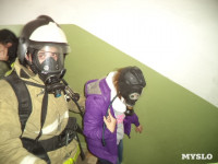 Пожарные спасли семь человек в Щекино. 9 марта 2016 , Фото: 1