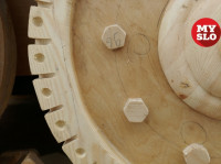 Тульский умелец смастерил деревянный танк весом в тонну, Фото: 22