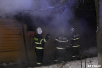 Горевший дом на ул. Пушкинской в Туле тушили шесть пожарных расчетов, Фото: 3
