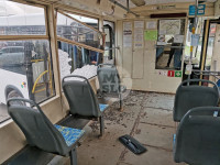 Трамвай столкнулся с автобусом, Фото: 5
