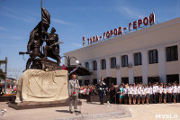 Открытие монумента и бронепоезда на Московском вокзале. 8 мая 2015 года, Фото: 43