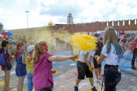 В Туле прошел фестиваль красок на Казанской набережной, Фото: 45