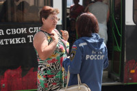 Сотрудники МЧС встретили беженцев на Московском вокзале 28 июля 2014 год, Фото: 9