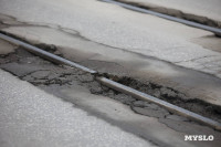 Туляки пожаловались на состояние трамвайных путей на Коминтерна, Фото: 12